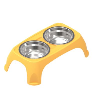 Бар СТОЛИК S пластик з 2 метал мисками 200мл SY-A028 () в Посуд для собак.