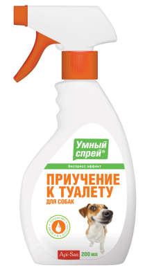 Умный спрей Приучение к туалету собак 200 мл () в Средства для дома и места.