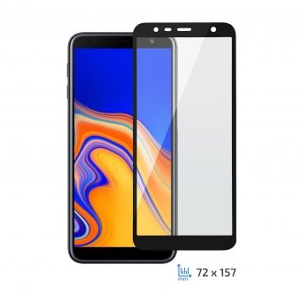 Защитное стекло 2E Samsung Galaxy J6+ 3D black border FG